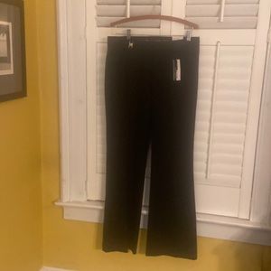 Express Editor Black Flare Leg Low Rise Dress Pants Size 8R NWT